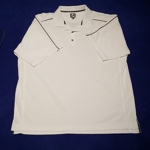 Foot Joy white golf shirt